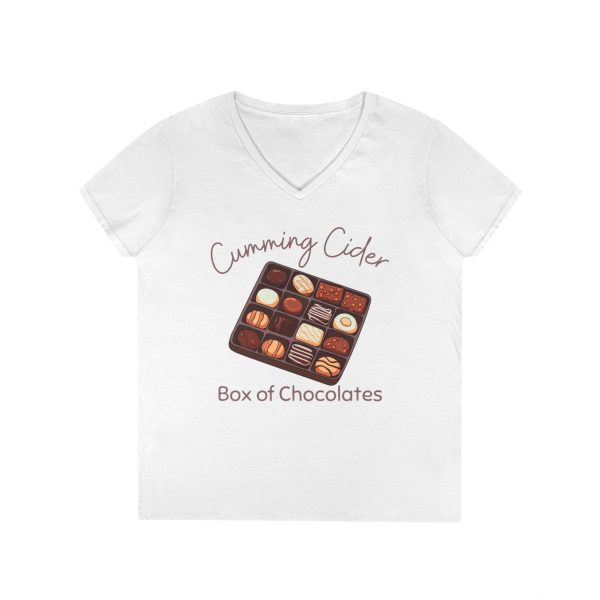 2024 - Box of Chocolates Ladies V--Neck T-Shirt