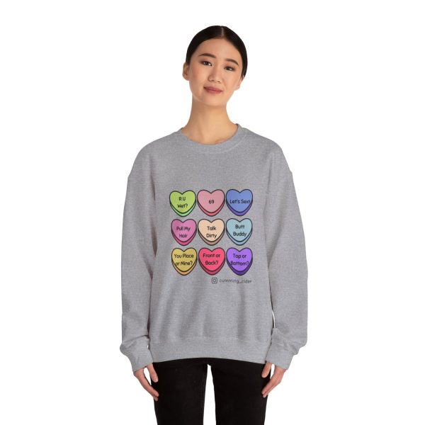 2024 - Conversation Hearts Unisex Heavy Blend™ Crewneck Sweatshirt - Image 24
