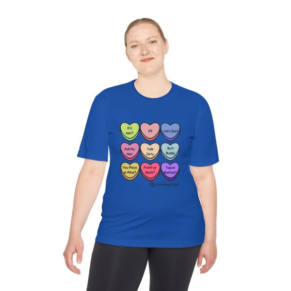 2024 - Conversation Hearts Unisex Moisture Wicking Tee - Image 44