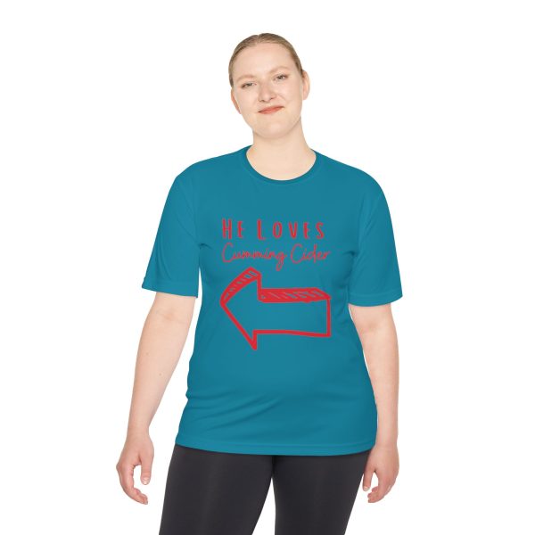 2024 - He Loves Cumming Cider Unisex Moisture Wicking Tee - Image 36