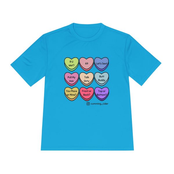 2024 - Conversation Hearts Unisex Moisture Wicking Tee - Image 29