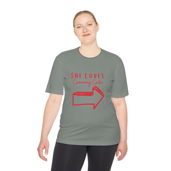 2024 - She Loves Cumming Cider Unisex Moisture Wicking Tee - Image 24