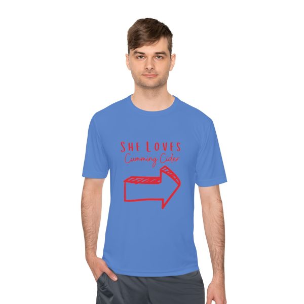 2024 - She Loves Cumming Cider Unisex Moisture Wicking Tee - Image 39