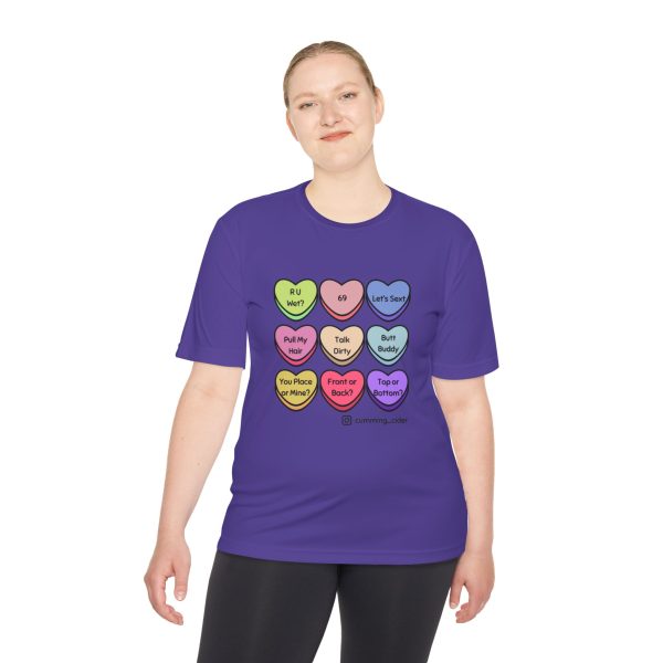 2024 - Conversation Hearts Unisex Moisture Wicking Tee - Image 48