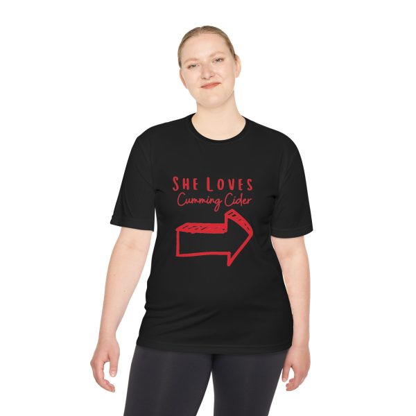 2024 - She Loves Cumming Cider Unisex Moisture Wicking Tee - Image 16