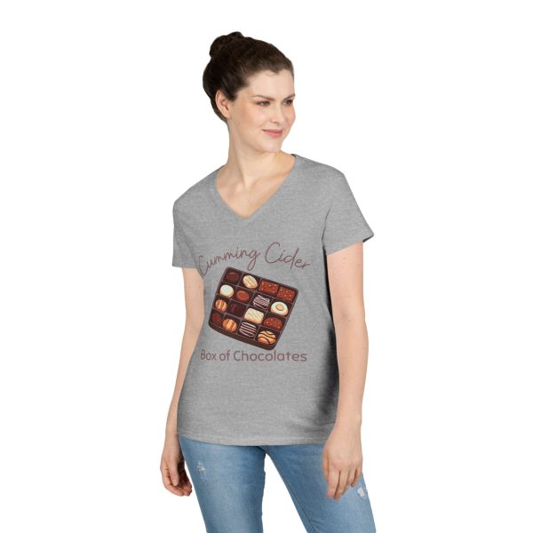 2024 - Box of Chocolates Ladies V--Neck T-Shirt - Image 9