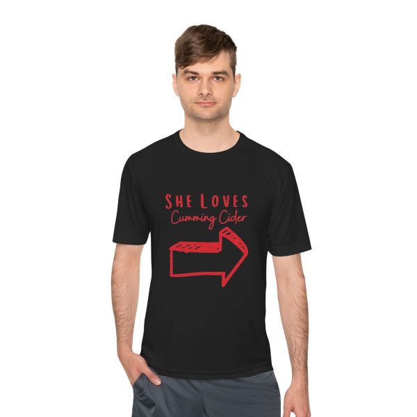 2024 - She Loves Cumming Cider Unisex Moisture Wicking Tee - Image 15