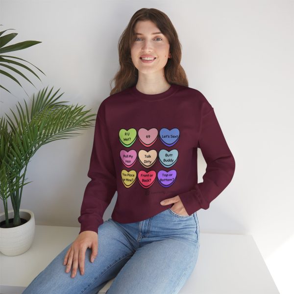 2024 - Conversation Hearts Unisex Heavy Blend™ Crewneck Sweatshirt - Image 40